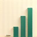 金融業界の働く人を象徴するグラフとビジネス書類