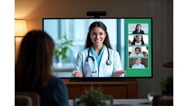 オンラインウェルネスセミナーの講師と参加者の画面