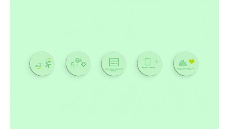 デジタルウェルネスプログラムの5段階進行タイムライン