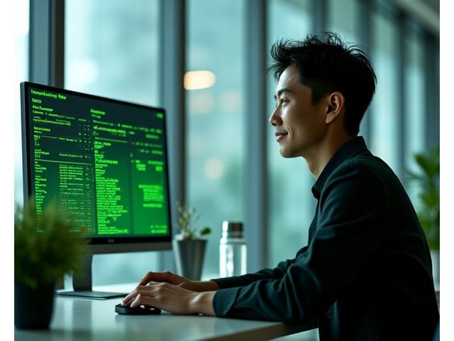 30代IT企業経営者のオフィス風景